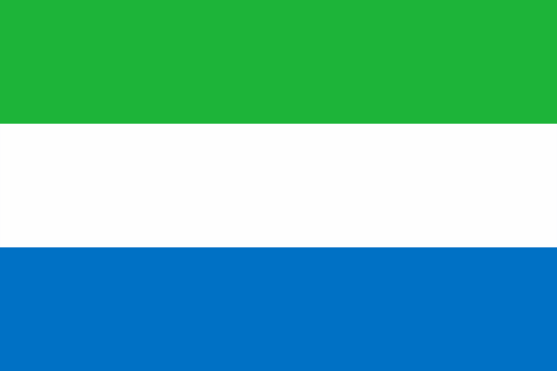 Vlag Sierra Leone - 100x150cm Spun-Poly